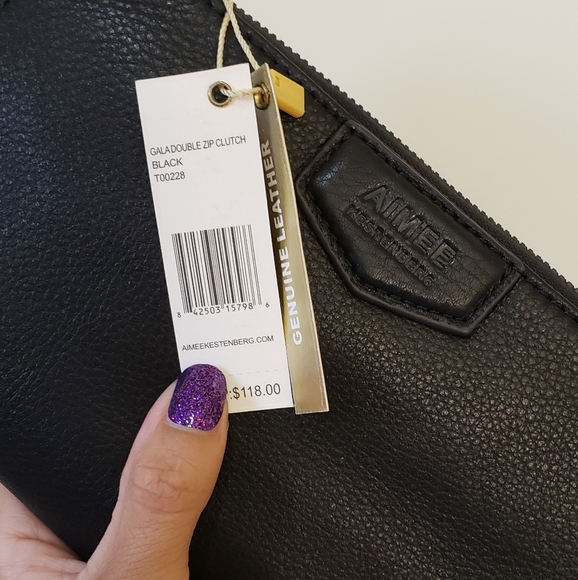 Black wallet Aimme kestemberg - Picture 3 of 9